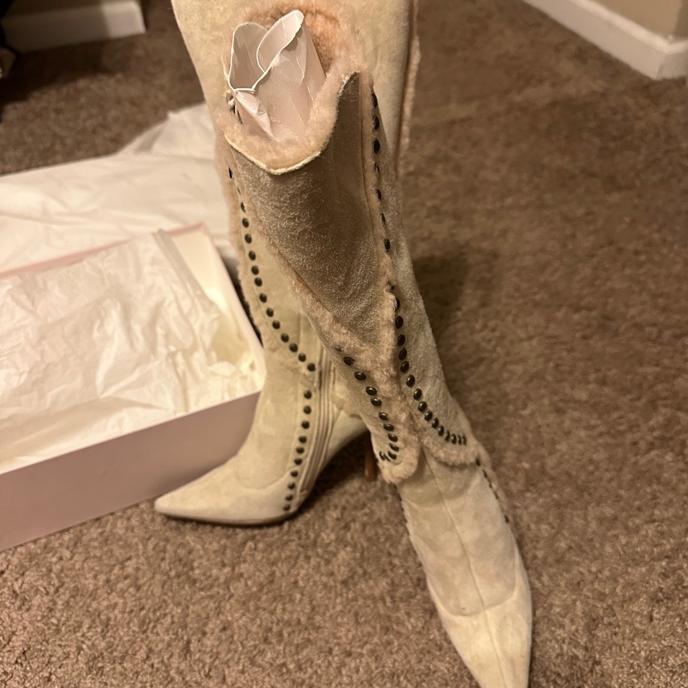 Jimmy Choo Women's Knee-High Heeled Boots